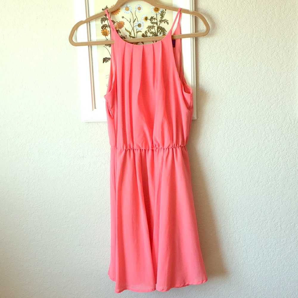 Coral dress